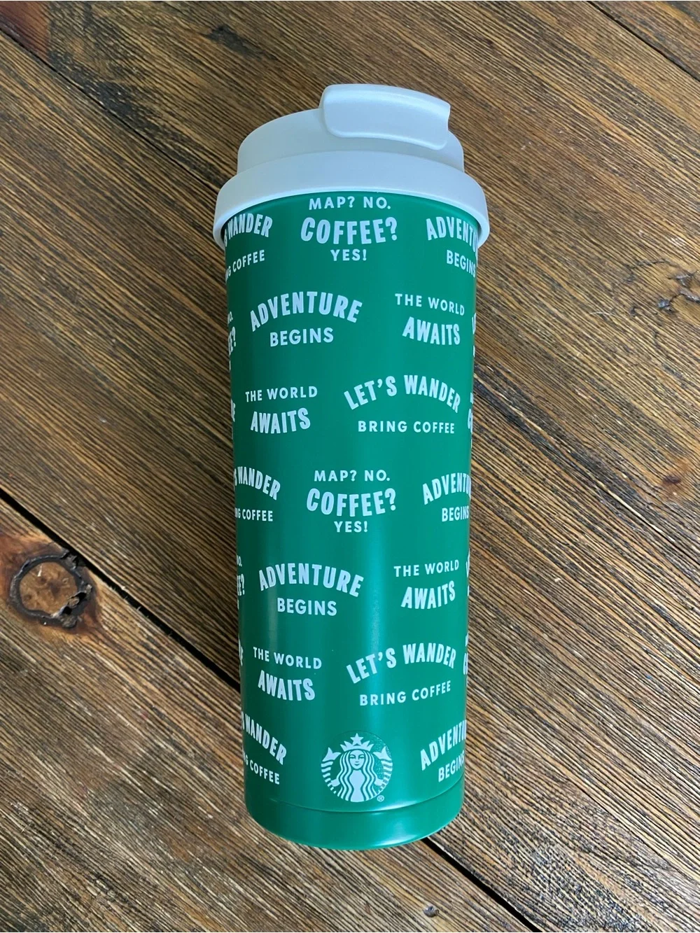 Starbucks Road Trip Collection Dual Lid Stainless Steel Tumbler (20oz)